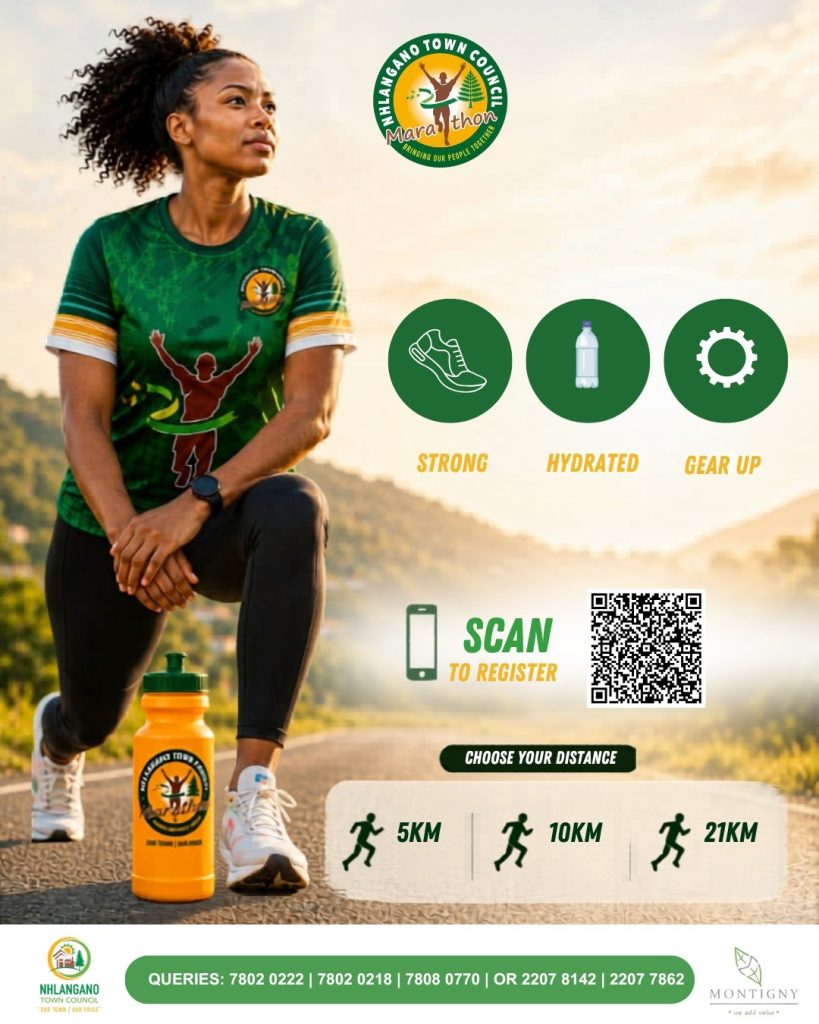 Nhlangano Town Council half marathon campaign poster