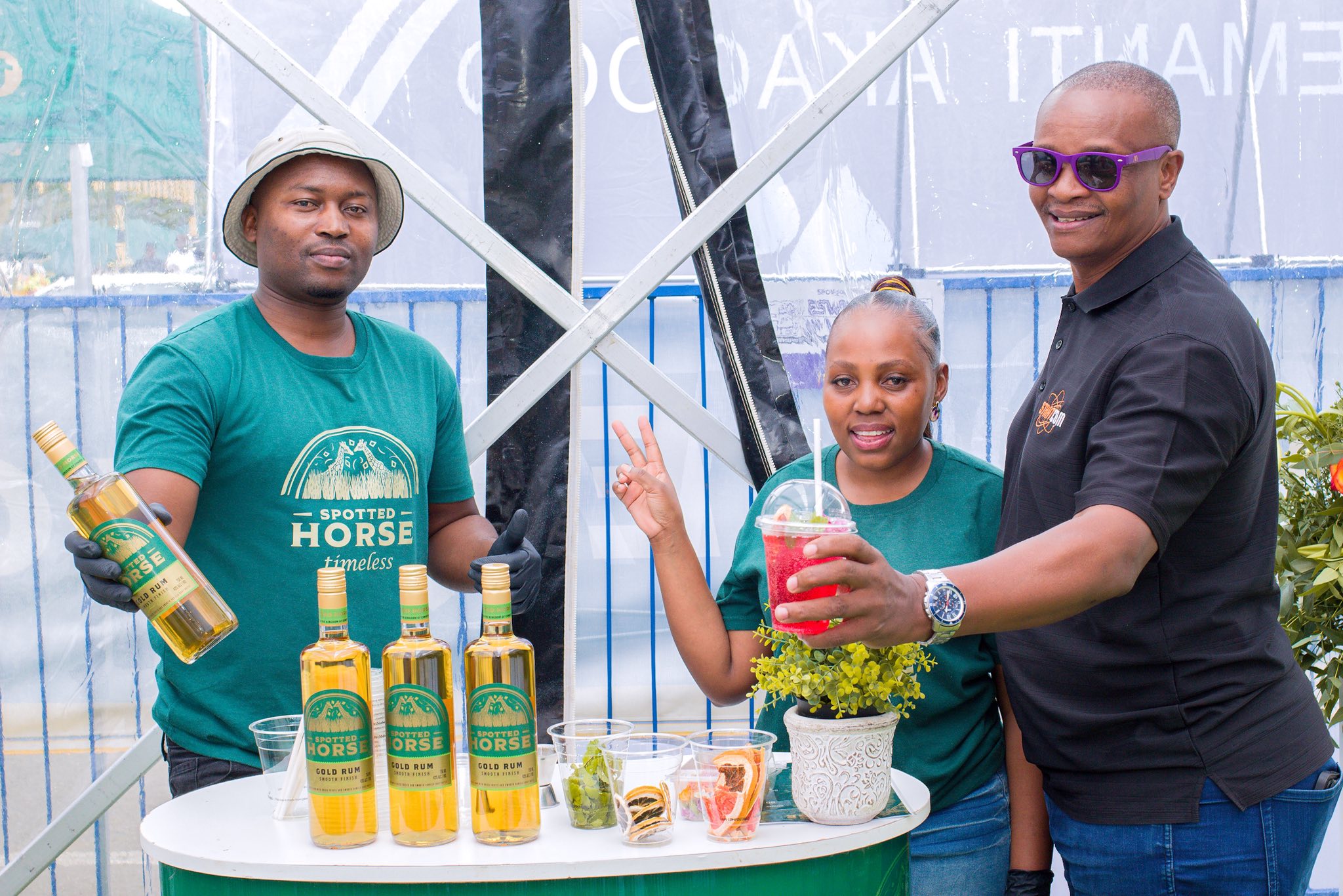 Spotted Horse Gold Rum activation at MTN Bushfire